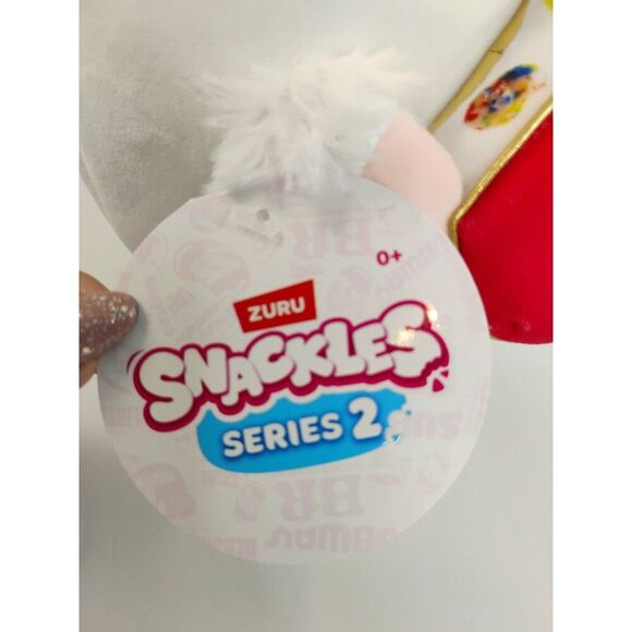 Snackles Plush Barbra The LAMB JELLY BELLY  Collectible Series 2 Zuru NEW 8 Inch - Picture 8 of 16